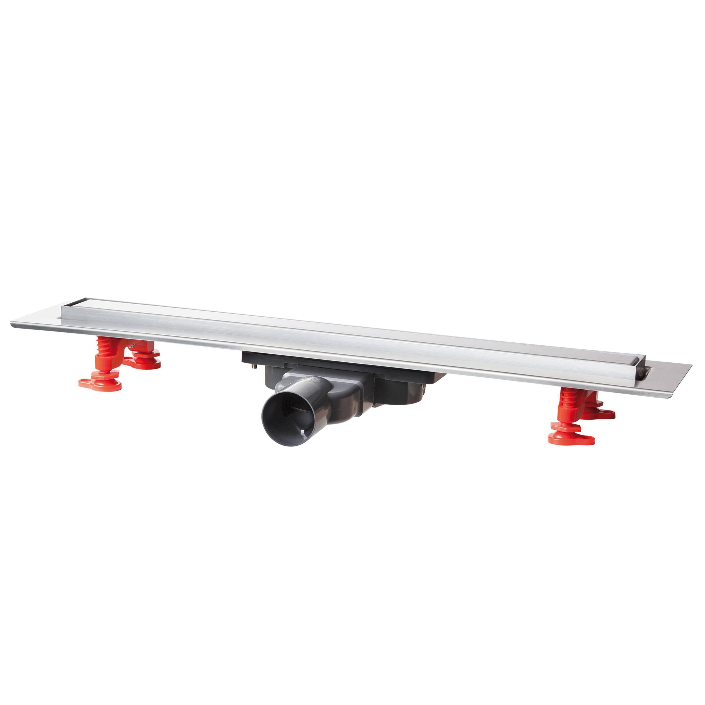 WIRQUIN Caniveau douche VENISIO SLIM+ Ø40 + Grille inox - Longueur 500mm-0