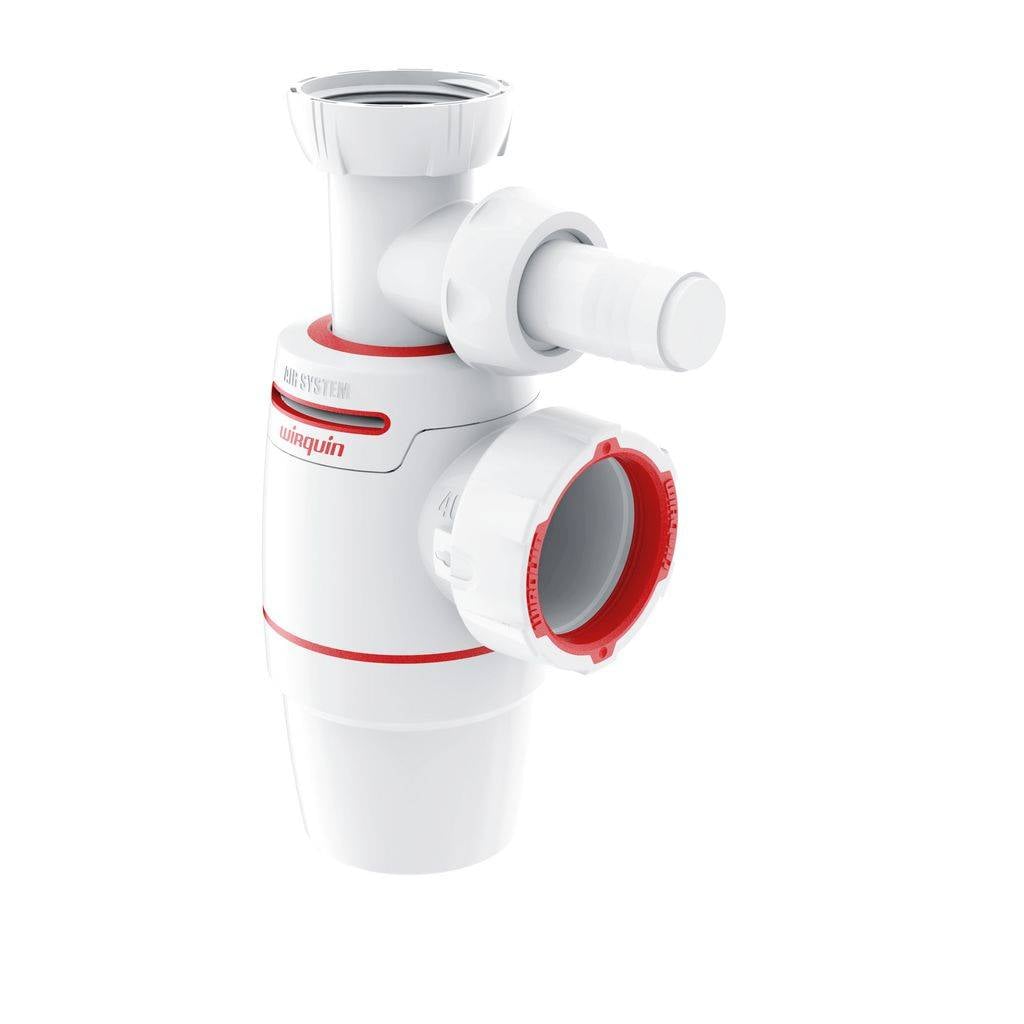 Siphon NEO Air System bi-matière N.F Evier+prise MAL Ø40-1