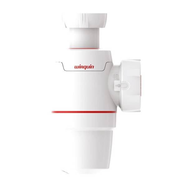 Siphon évier Néo Ø40mm zéro fuite WIRQUIN