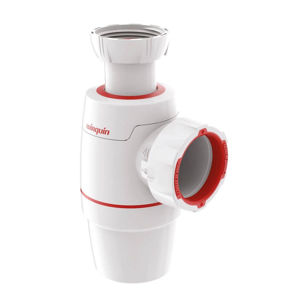 Siphon évier Néo Ø40mm zéro fuite WIRQUIN-1