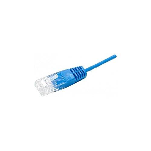 Cordon téléphonique RJ45 / RJ45 UTP 1 paire 4/5 bleu - 3 m-2
