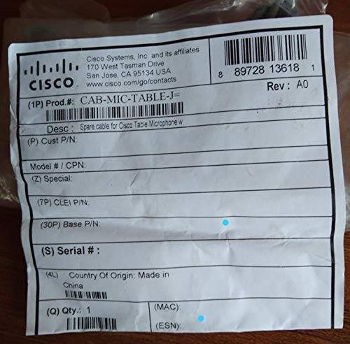 Cable Cisco Table Microphone w Jack 3.5-1