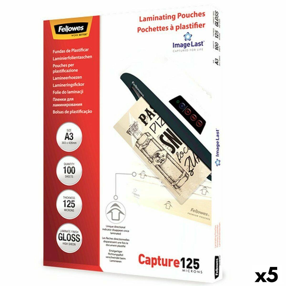 FELLOWES APEX POCHETTES A3 125MIC 100PK-1