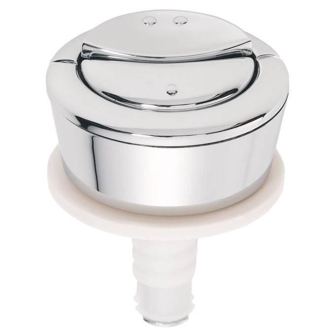 Bouton double poussoir chromé pour système à câble MW-0