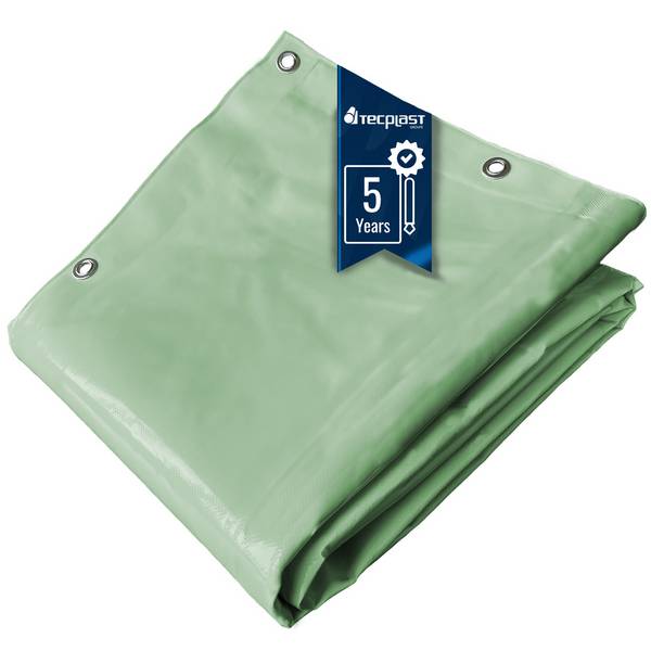 Bâche brise-vue Tecplast lp506bv 2,5x3 m - vert sauge - garantie 5 ans