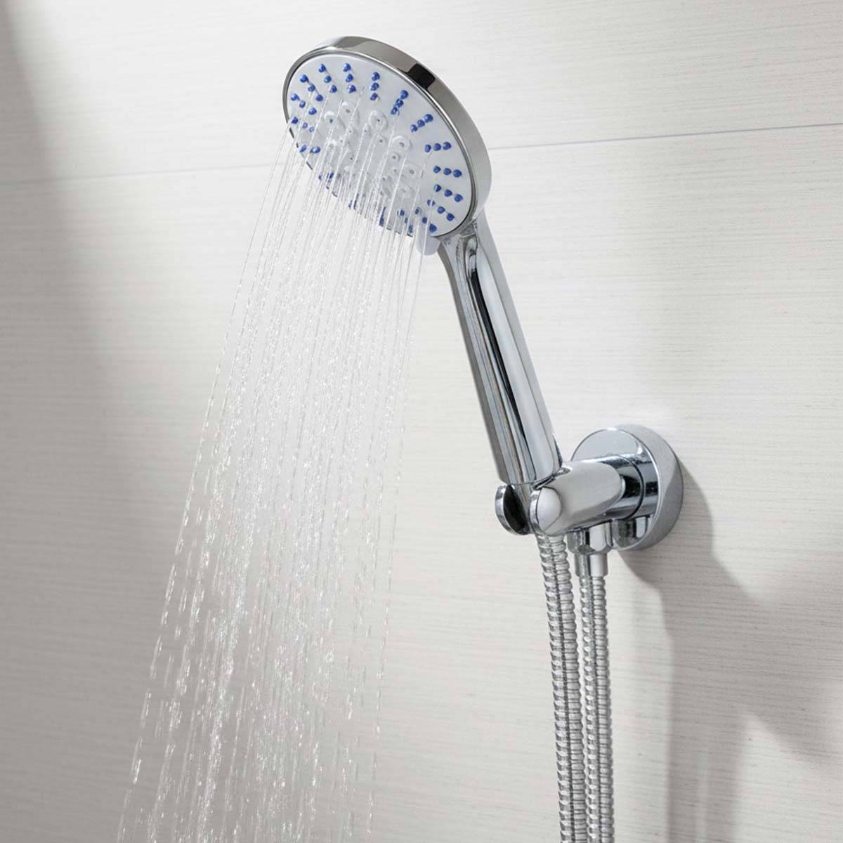 Pommeau de Douche Multijet avec Flexible 1.5m et Support Mural-2