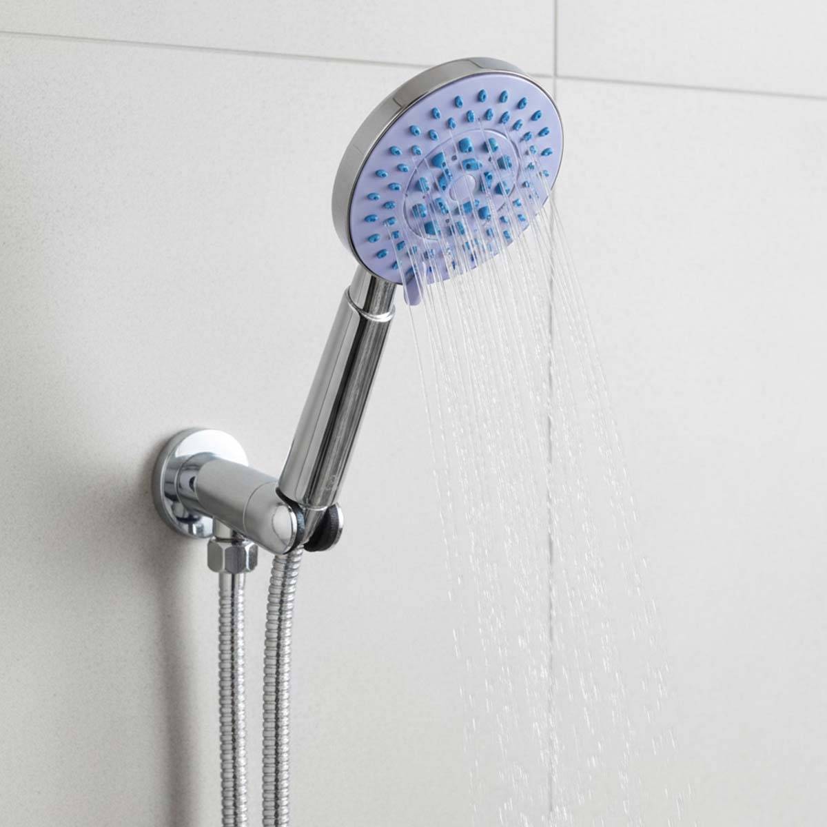 Pommeau de Douche Multijet avec Flexible 1.5m et Support Mural-2
