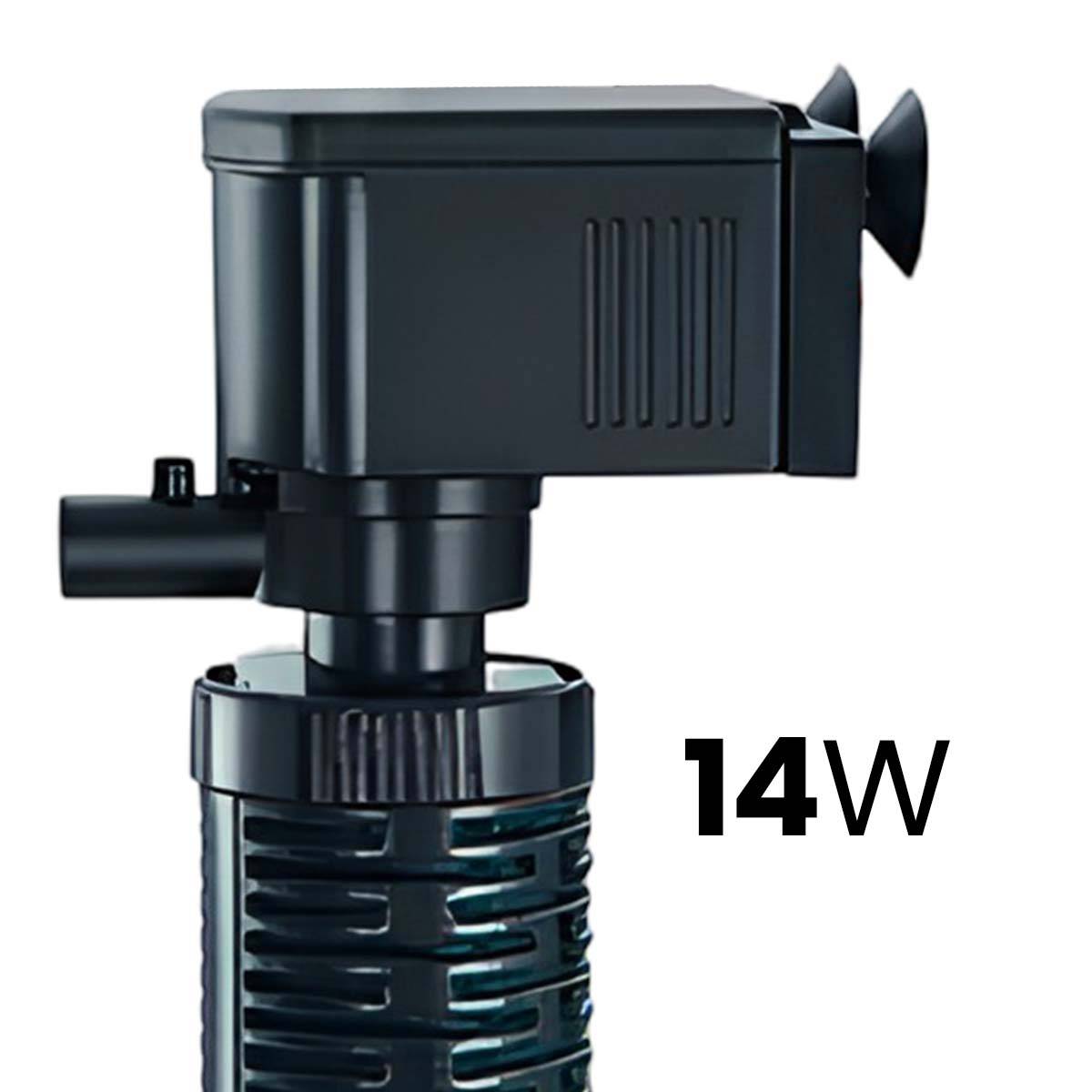 Pompe de Filtration Submersible 3-en-1 14W pour Aquarium Débit 1020L/h-4