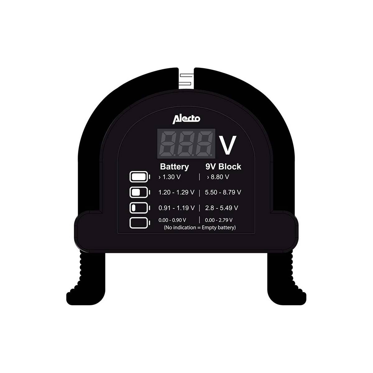 Testeur de Piles Numérique Universel pour AA / AAA / C / D / 9V / Piles Boutons-1