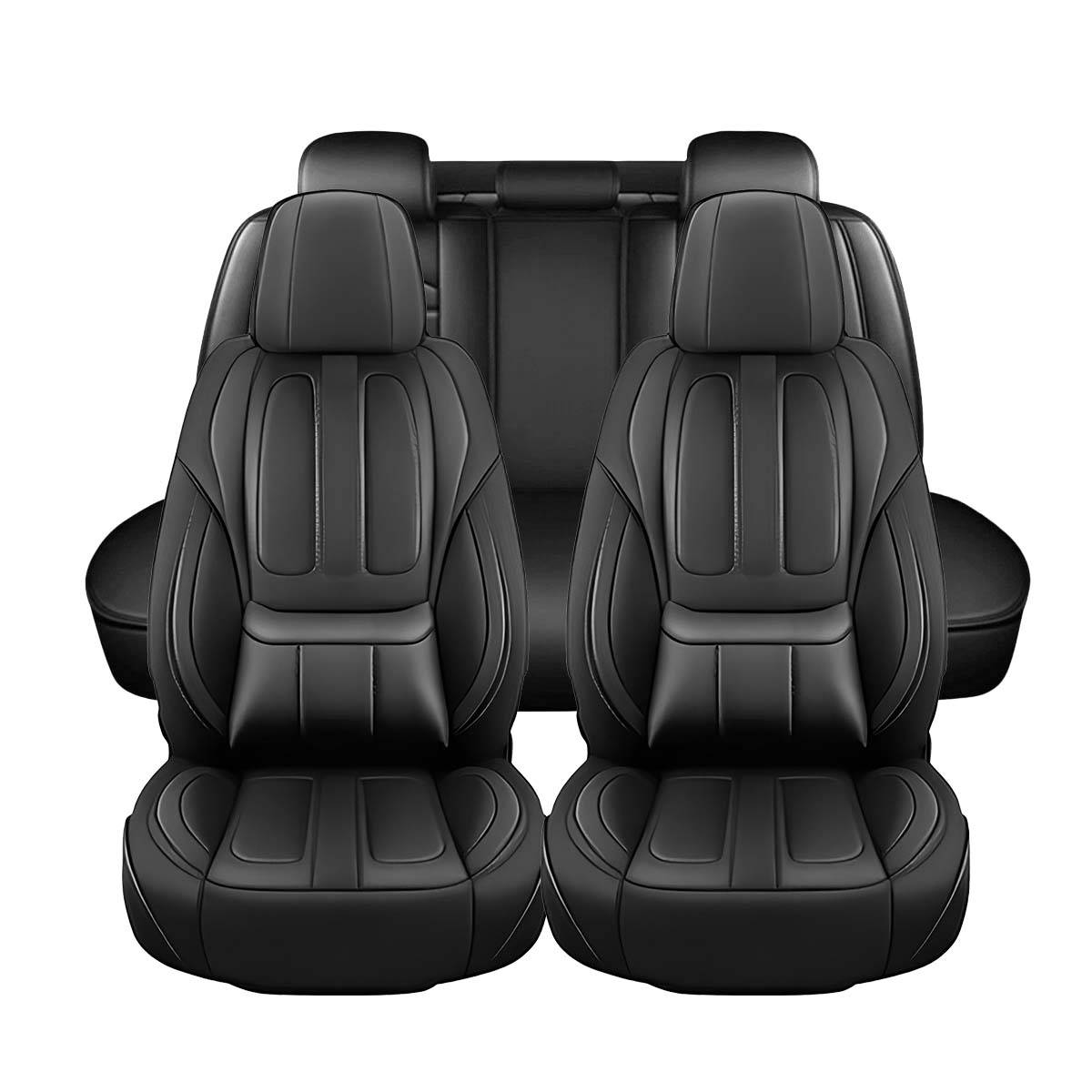 Housses Ajustables pour Sièges Auto Avant Doubles et Banquette Arrière-0