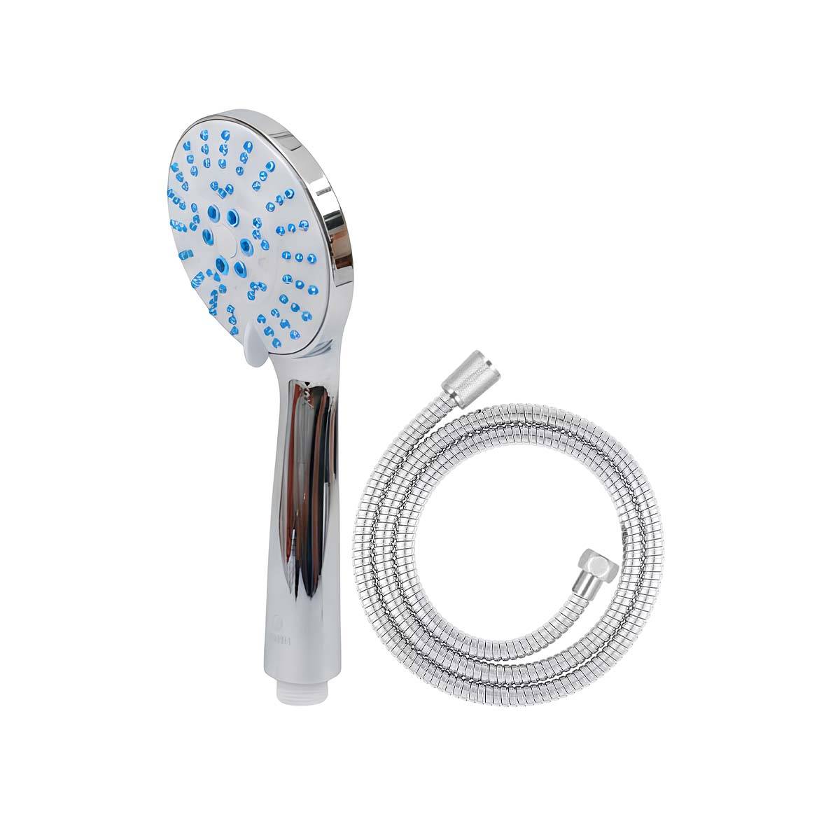 Pomme de Douche pour Salle de Bain avec Flexible 1.5m Inox-0