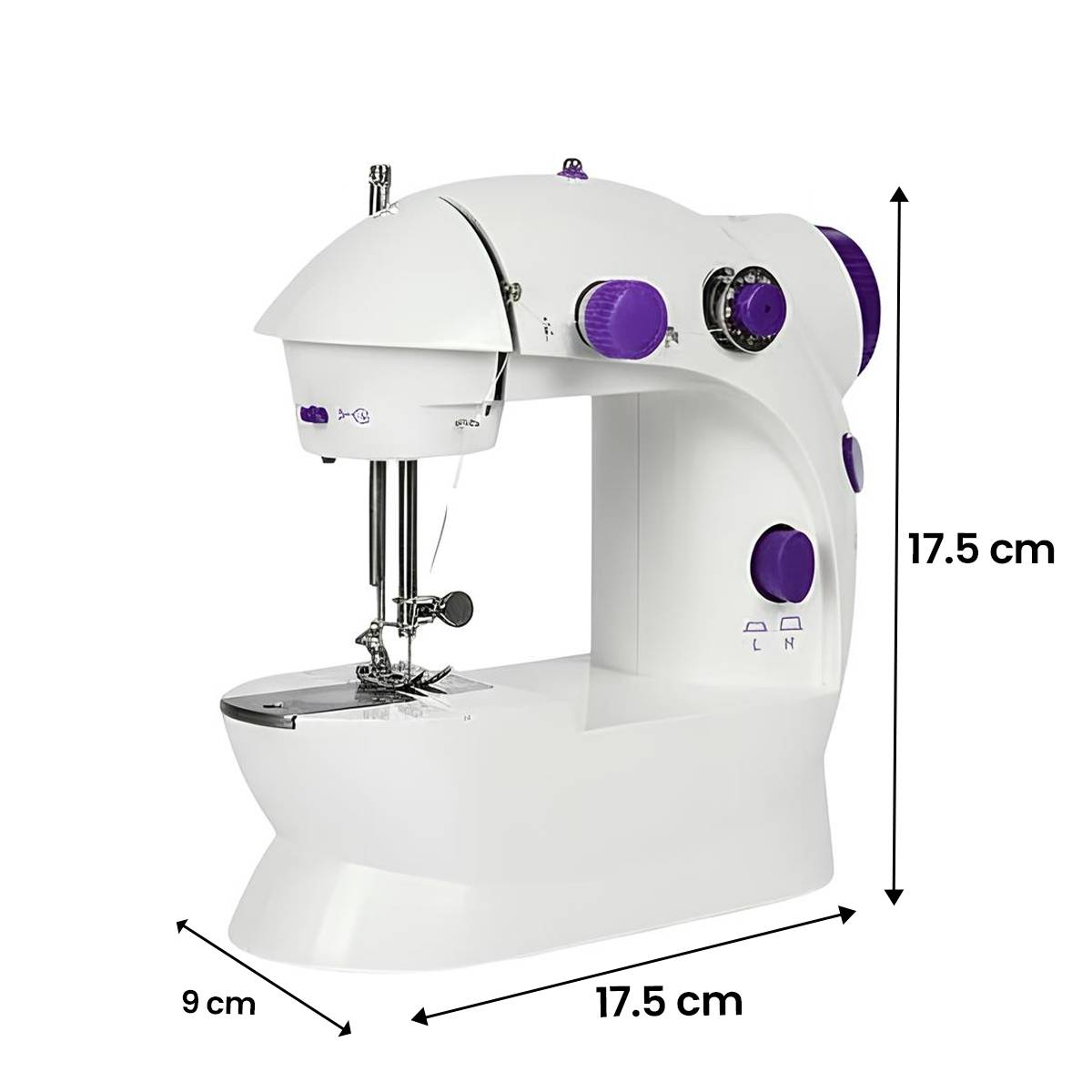 Mini Machine à Coudre Électrique Vitesse Réglable avec Éclairage LED-3