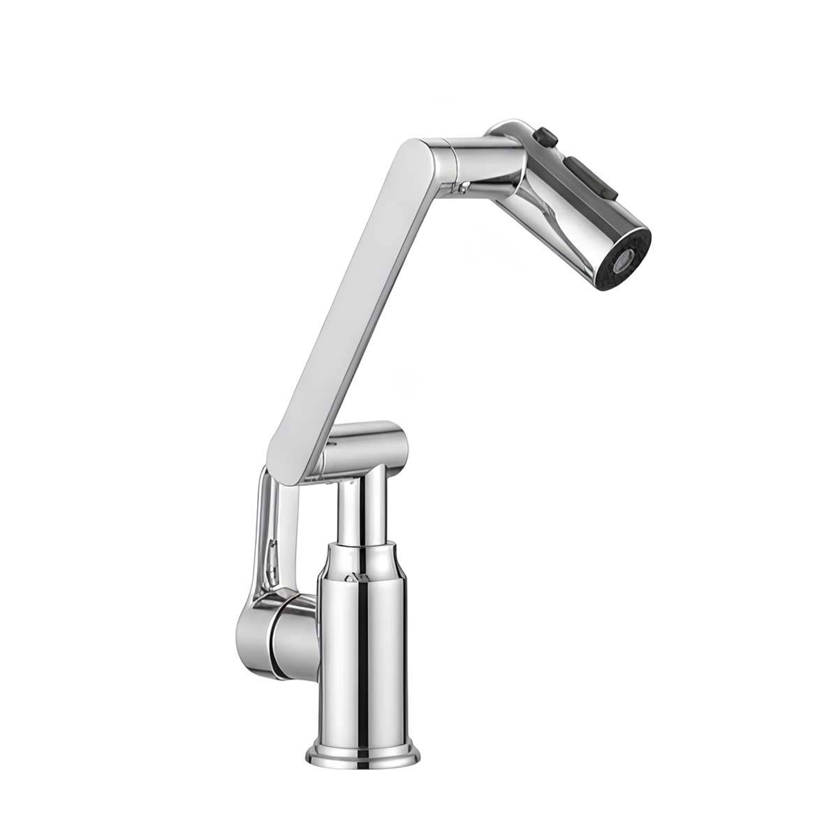 Robinet à Bras Articulé avec Tête Orientable Finition Chromée-1