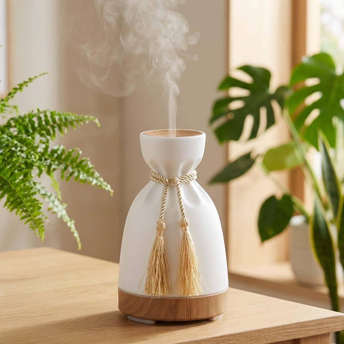 Diffuseur d’Arômes et Humidificateur design Bouteille Élégant 200ml-2