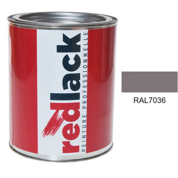 Peinture Multisupport - RAL 7036 - Gris platine - Satiné - 1L - Redlack - RAL7036
