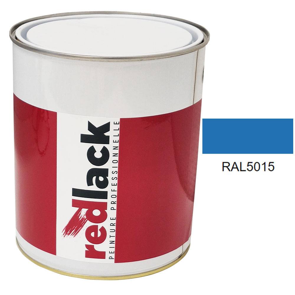 Peinture Multisupport - RAL 5015 - Bleu ciel - Brillant - 3L - Redlack - RAL5015-0
