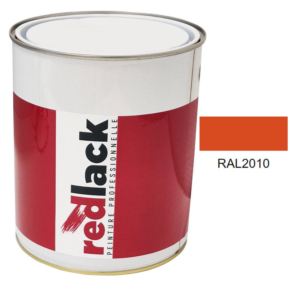 Peinture Multisupport - RAL 2010 - Orangé de sécurité - Brillant - 3L - Redlack - RAL2010-0