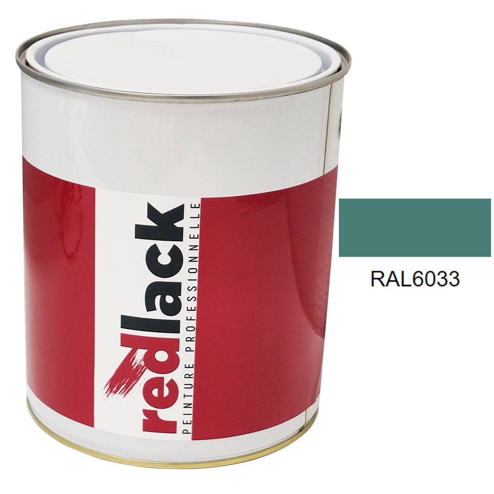 Peinture Multisupport - RAL 6033 - Turquoise menthe - Mat - 3L - Redlack - RAL6033-0