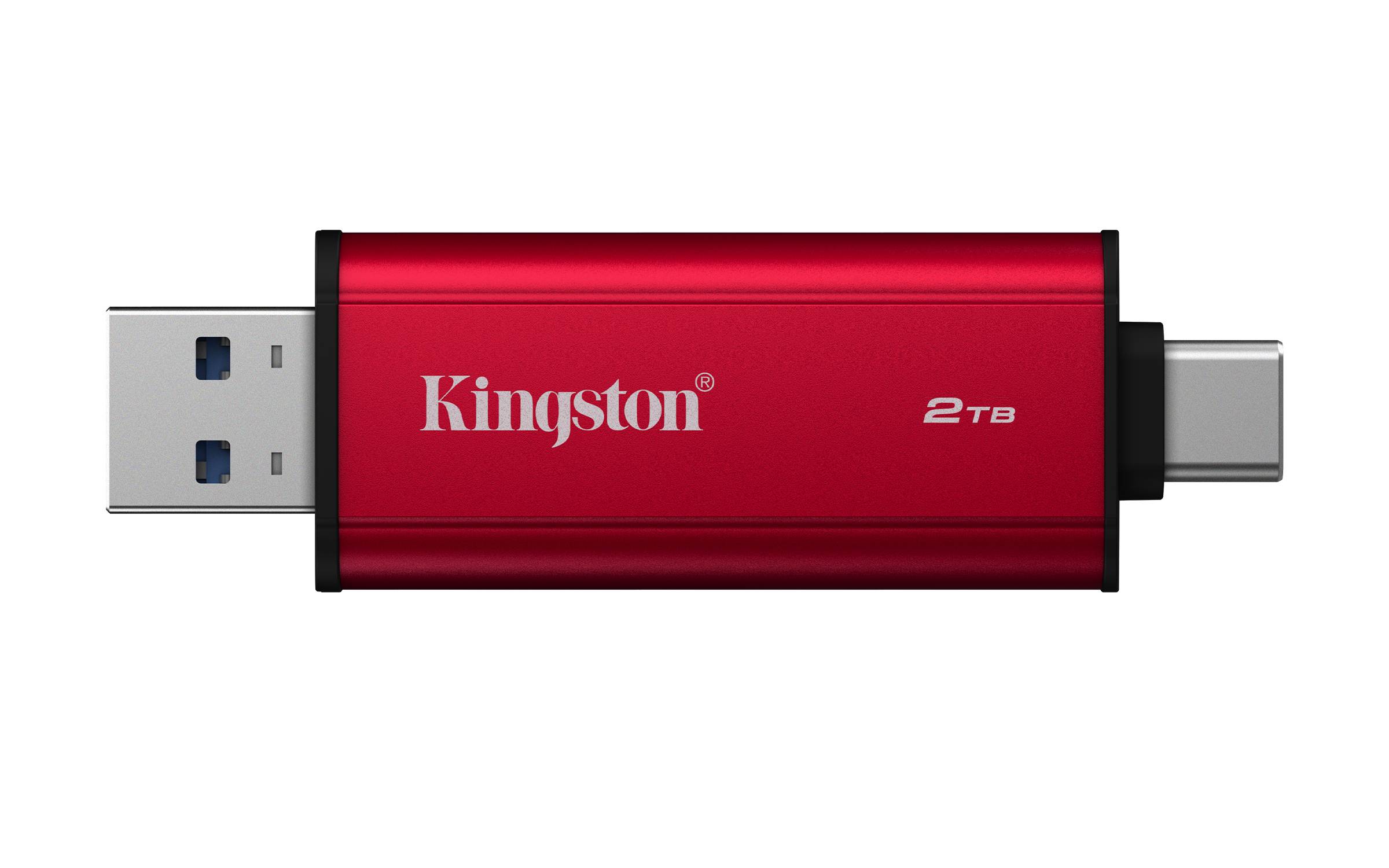 Kingston Technology 2TB Dual USB-A/C Portable SSD, Up to 1050MB/s USB 3.2 Gen 2, 2 To, USB Type-A / USB Type-C, 3.2 Gen-1