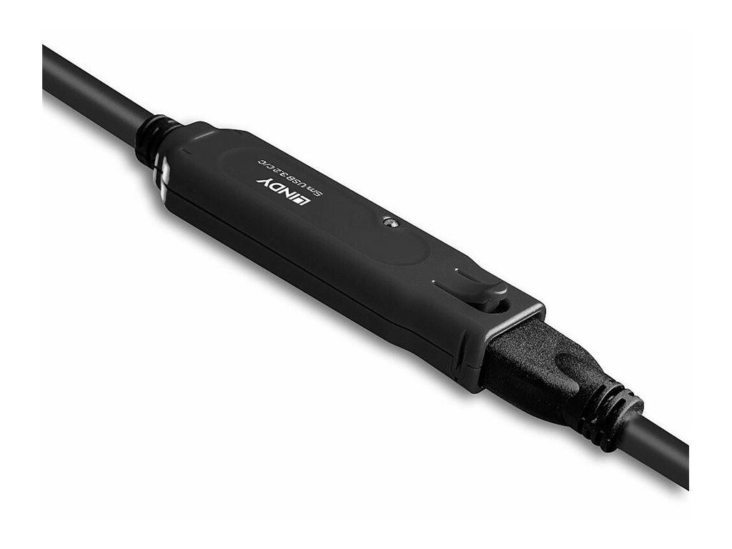 LINDY 5m USB 3.2 10Gbps C/C Active Extension Pro-1