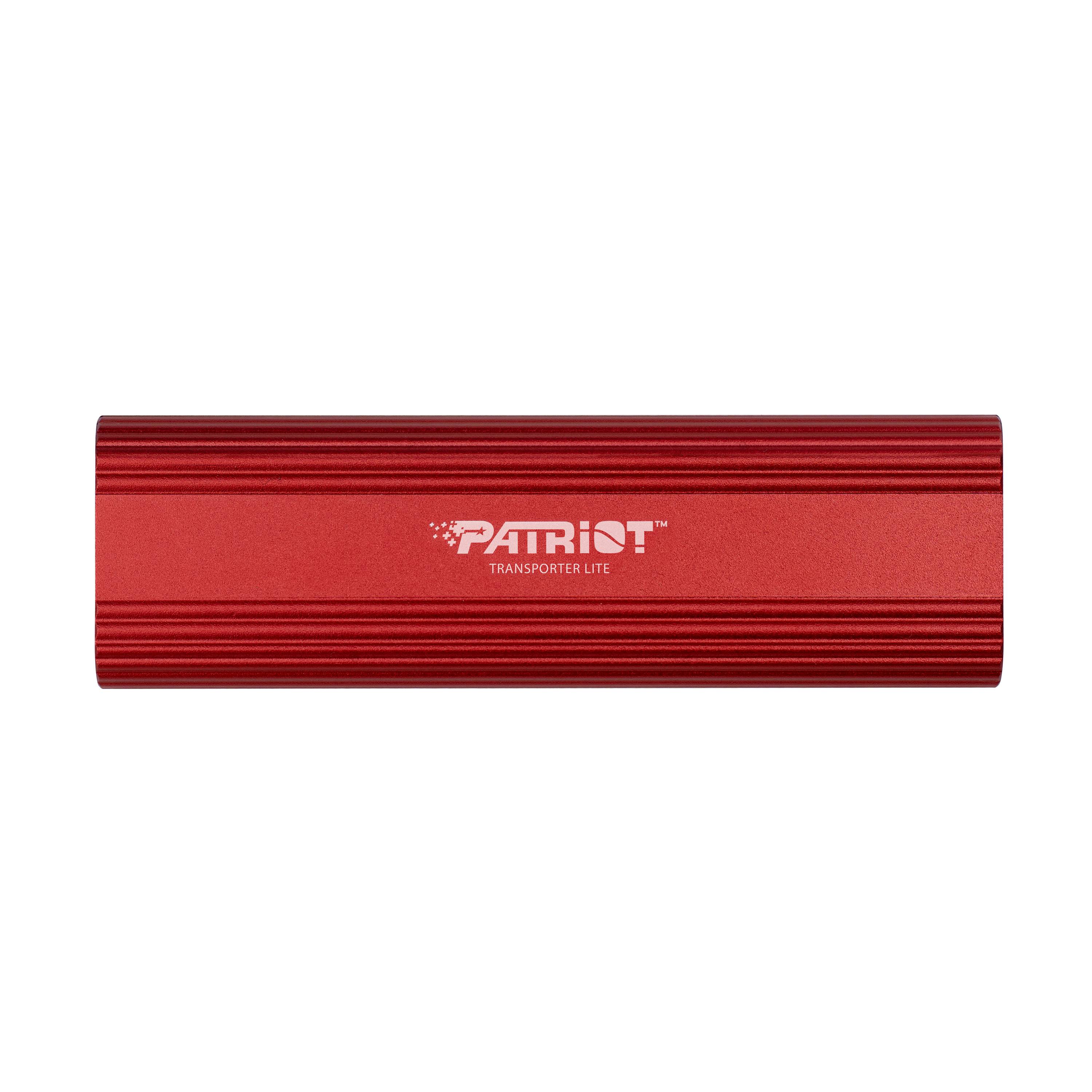 Patriot Memory Transporter Lite, 1 To, USB Type-C, 3.2 Gen 2 (3.1 Gen 2), 1000 Mo/s, Rouge-1