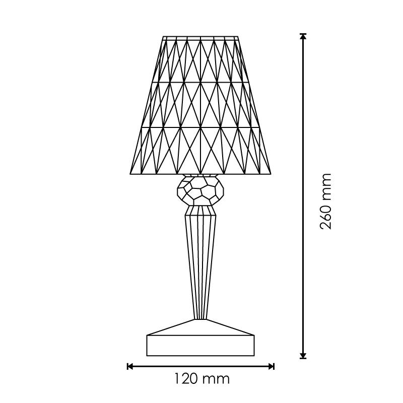 Lampe de table LED Diamond CCT - Ledme - LM9065-1