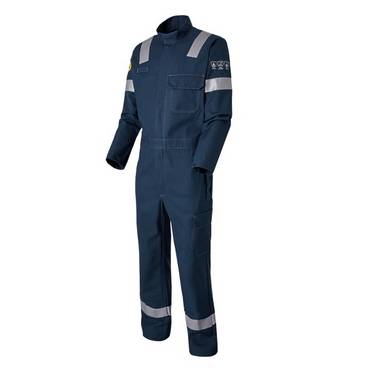 COMBI TECHPROTECT BANDES MULTIRISQUES B NAVY T3