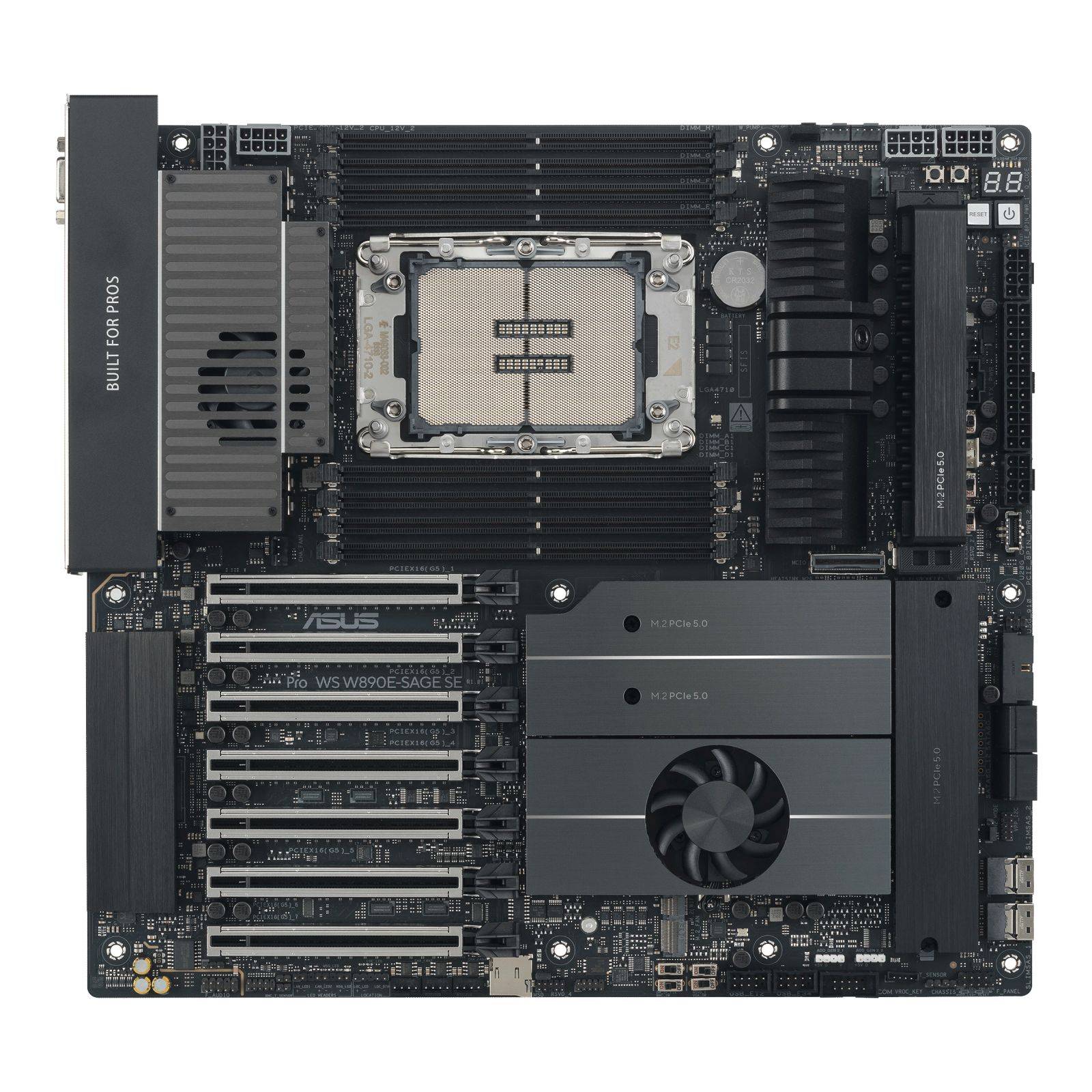 ASUS Pro WS W890E-SAGE SE, Intel, LGA 4710-2, Intel® Xeon®, LGA 4710-2, DDR5-SDRAM, DIMM-1
