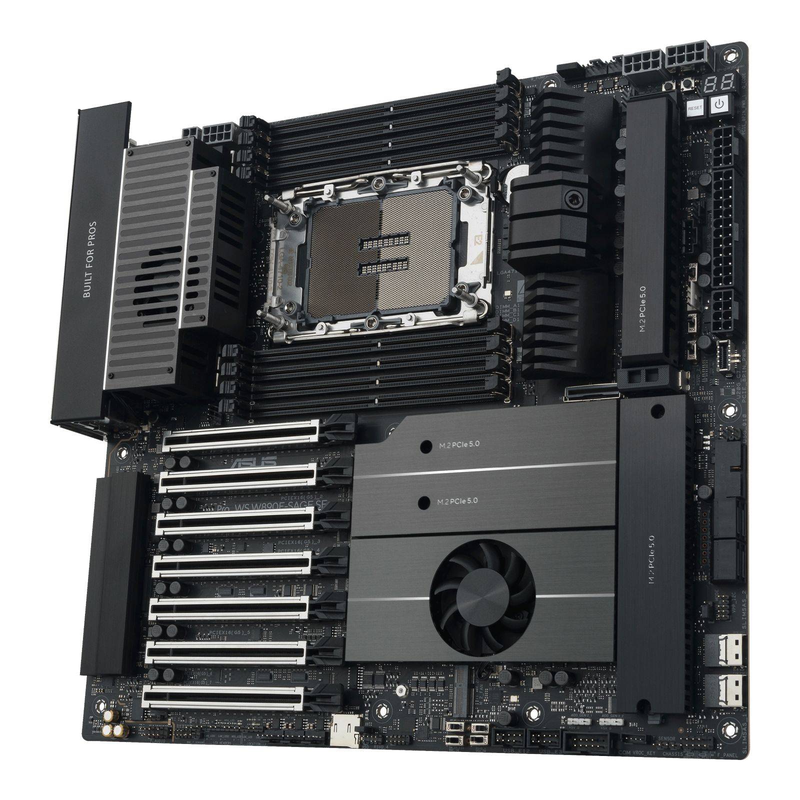 ASUS Pro WS W890E-SAGE SE, Intel, LGA 4710-2, Intel® Xeon®, LGA 4710-2, DDR5-SDRAM, DIMM-4