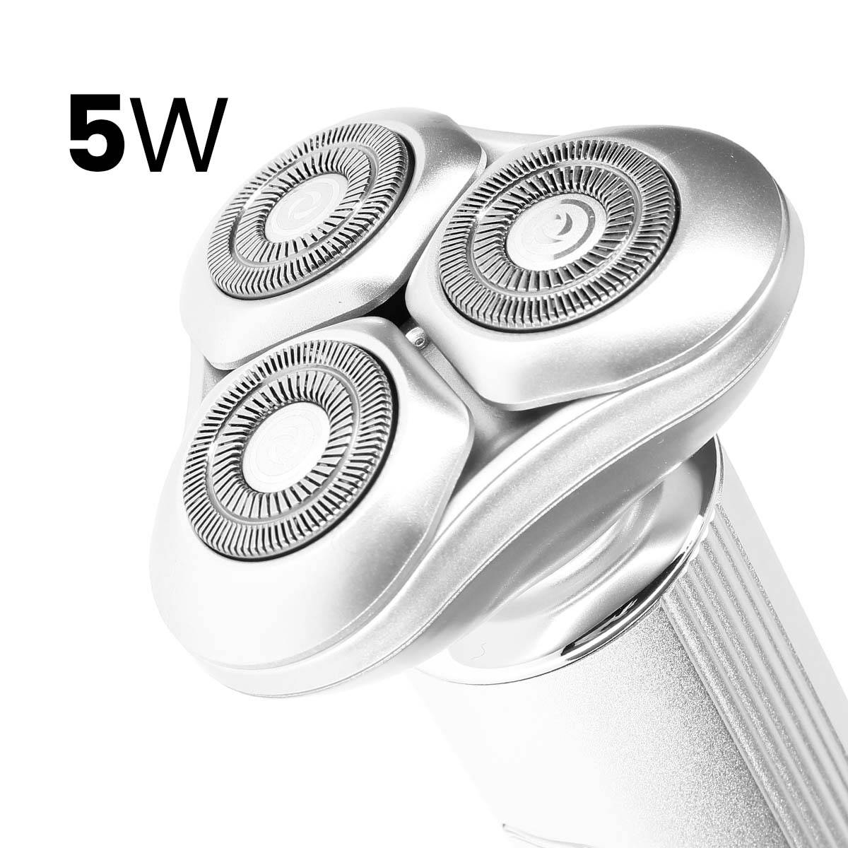 Rasoir Électrique Sans Fil à 3 Lames avec Écran LED et Fonction Travel Lock-4