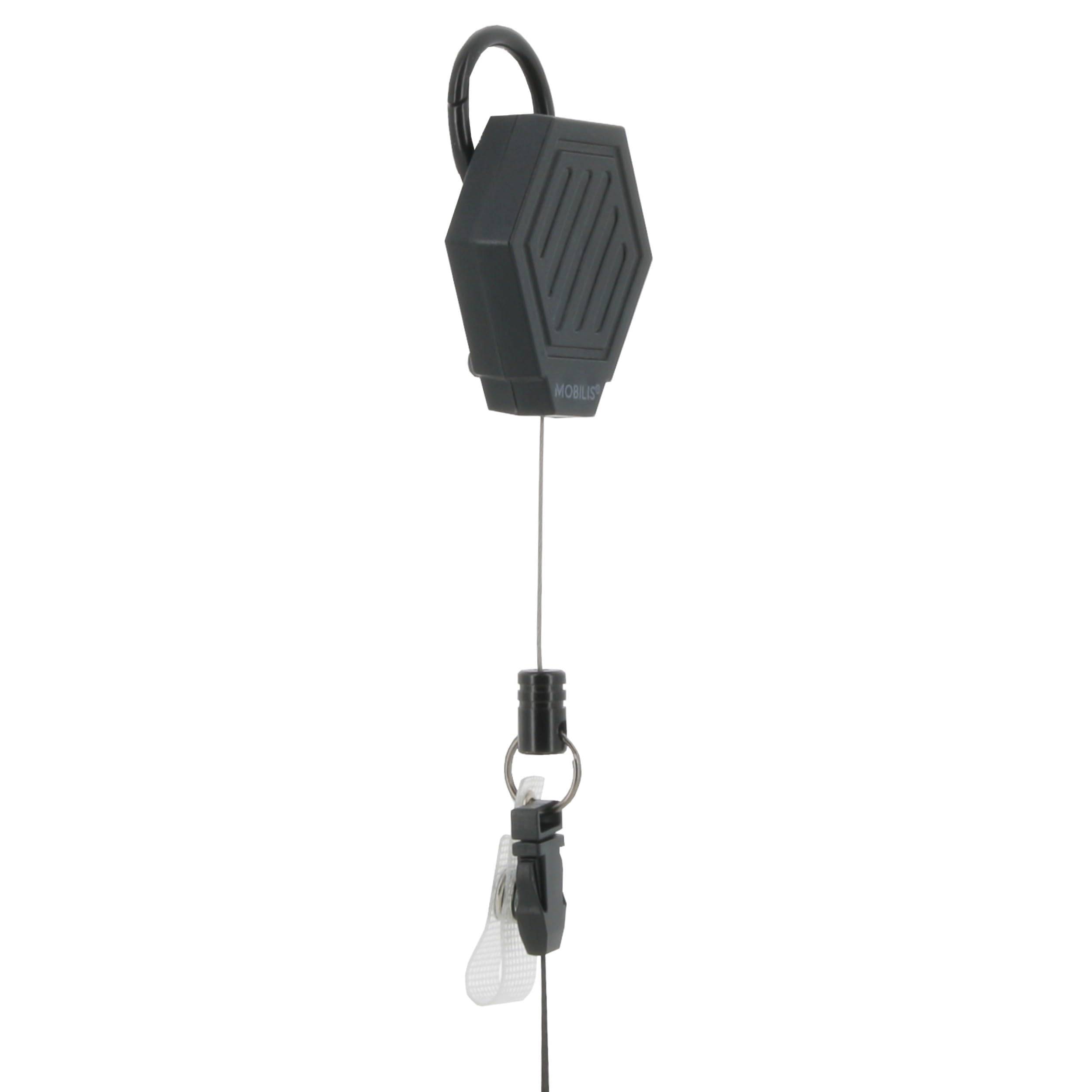 MOBILIS Dérouleur rétractable automatique pour smartphone/HHD 001392 80 cm-2