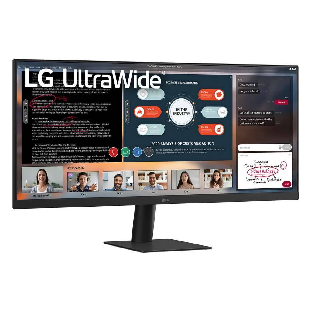 LG 29U511A-B, 73,7 cm (29"), 2560 x 1080 pixels, WFHD, LCD, 5 ms, Noir-4