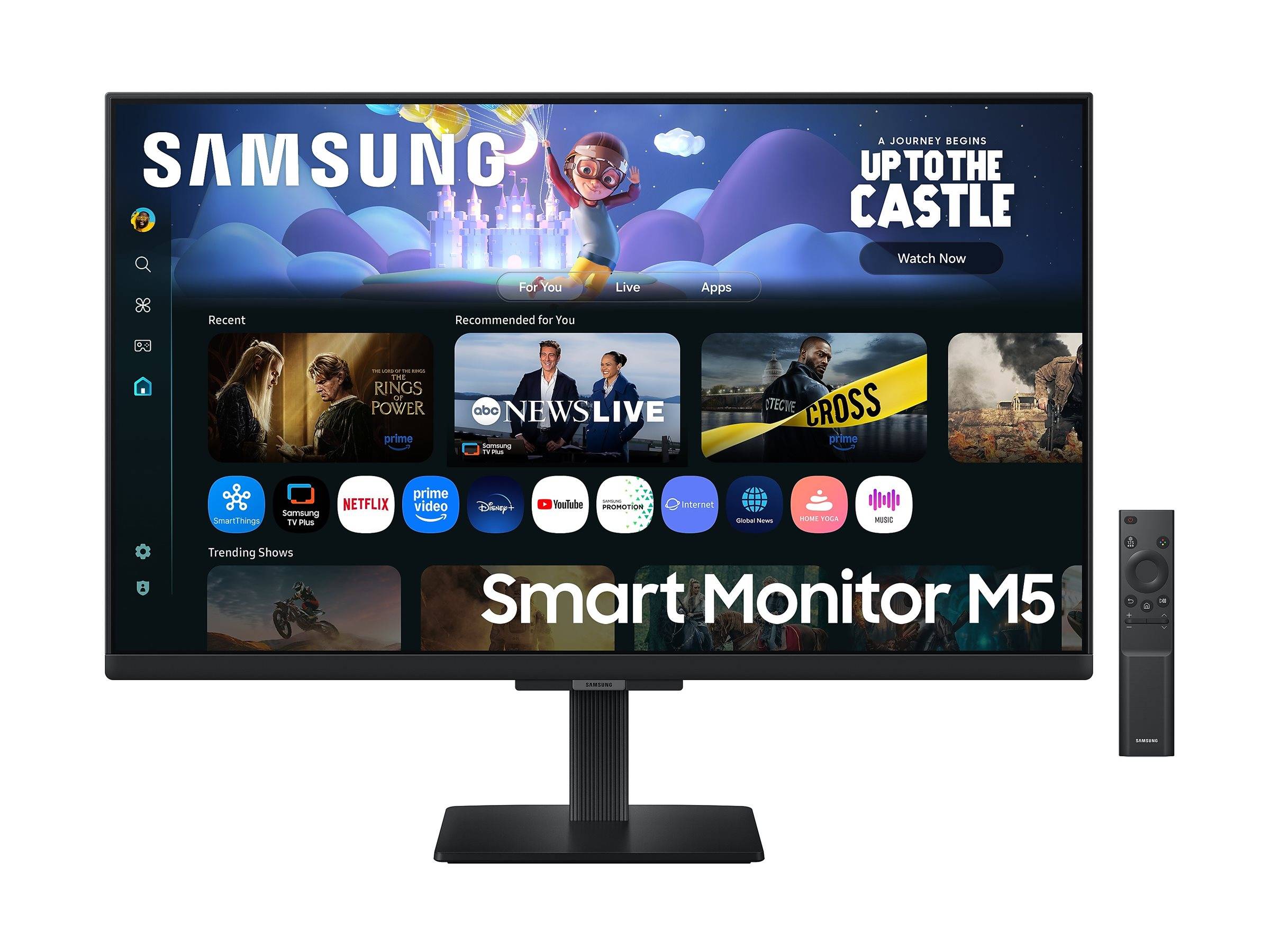 SAMSUNG LS27FM500EUXEN 27p FHD Smart Monitor M50F IPS Panel 60Hz Game Mode Eye Saver Mode & Flicker Free 2x HDMI-2