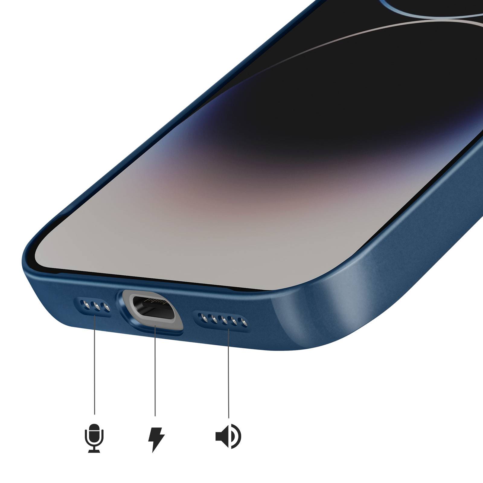 Coque pour iPhone 14 Pro Max Compatible MagSafe Finition AG Glass Mate-4