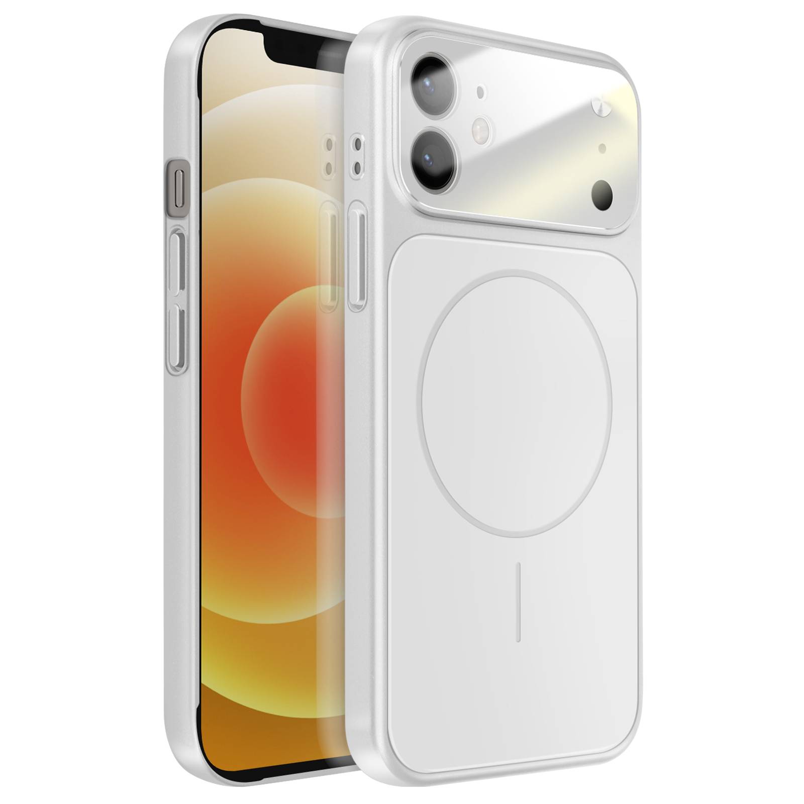 Coque pour iPhone 12 Compatible MagSafe Finition AG Glass Mate-0