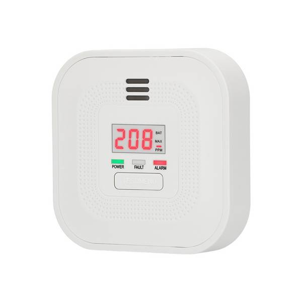 Détecteur de Monoxyde de Carbone Modèle COA4010 Alarme 85dB Affichage LCD