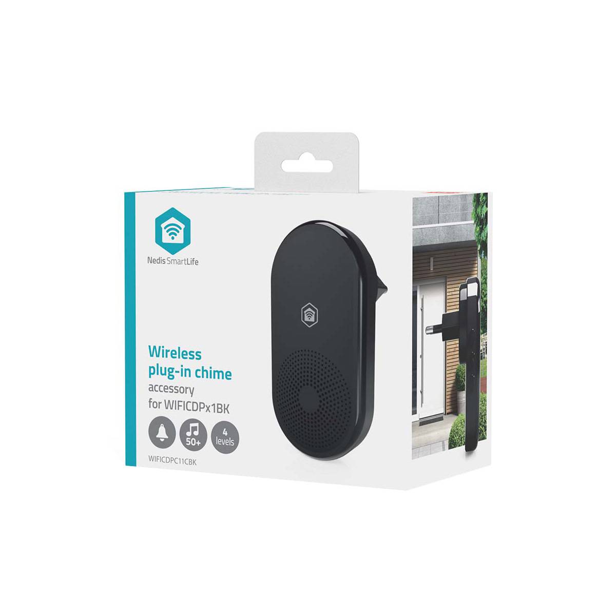 Carillon de Porte sans fil RF 433 MHz SmartLife 55 Mélodies Volume Réglable-4