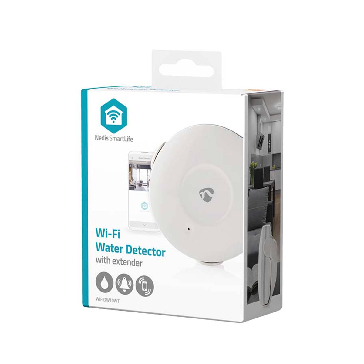 Détecteur de Fuite d’Eau Wi-Fi avec Alarme 50dB Compatible Android et iOS-3