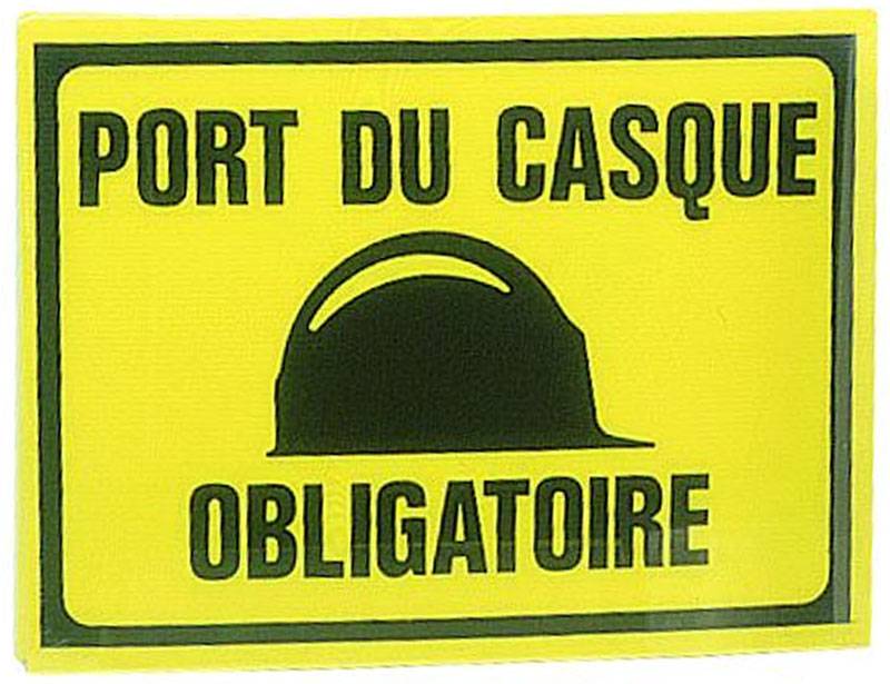 Panneau porte casque obligatoire 300x200mm - NOVAP - 4304342.UNITE-0