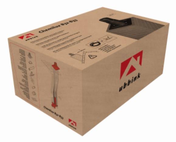 Kit 2 en 1 CHEMILUX B22p-B23p concentrique D80 ocre plafond et mural - UBBINK - 184449-2
