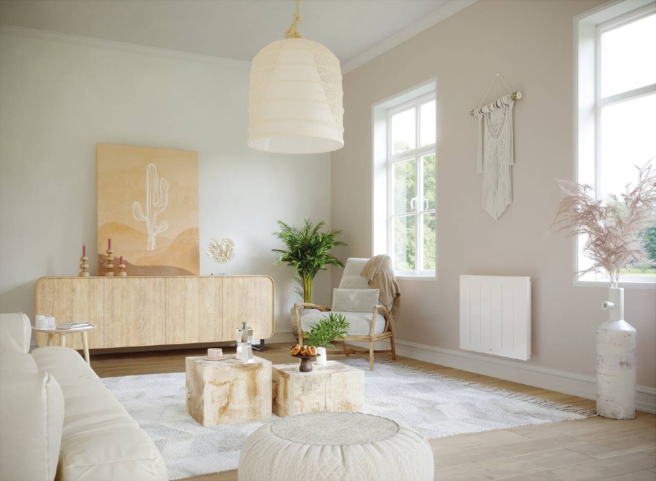 Radiateur à Chaleur Douce 1500w Horizontal Blanc Thermor 414720-1