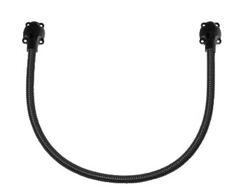 Flexible de passage de câbles noire 50cm diametre 9/7mm - SEWOSY - DLN7-0