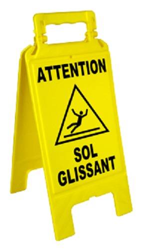 Chevalet de signalisation ''Sol glissant'' 600X275mm - NOVAP - 4291000-0