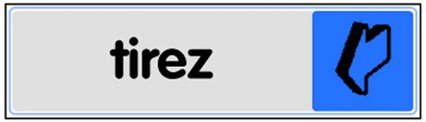Plaquette tirez horizontale plexiglas couleur 170x45mm - NOVAP - 4033679