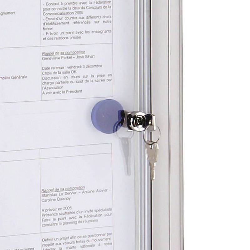 Vitrine extérieure Reverso avec cadre en aluminium 692X518X35mm - SATA - VERV4AN3VM-2