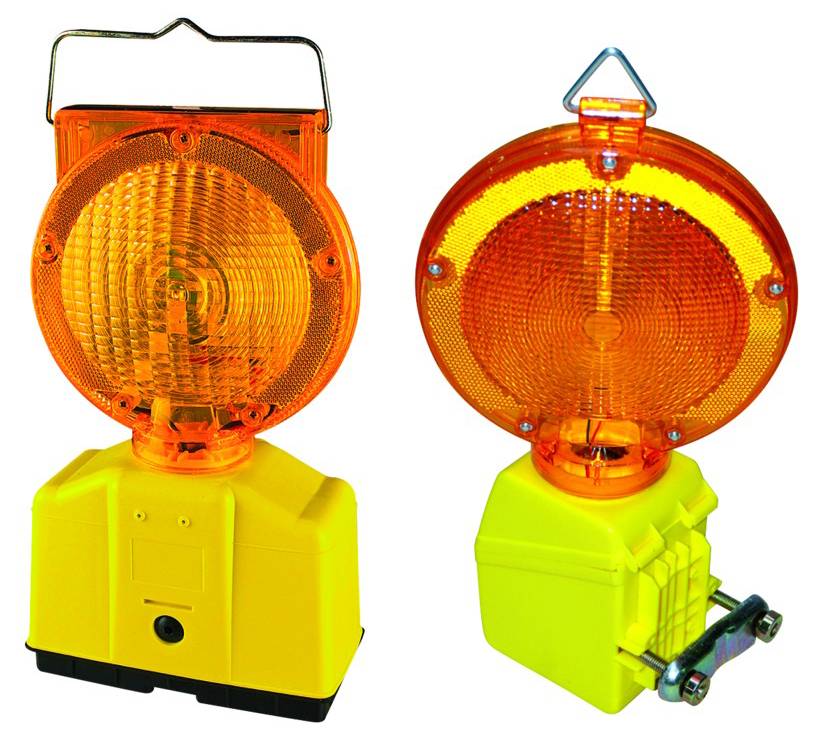 Lampe de chantier solaire clignotante automatique - TALIAPLAST - 500204-1