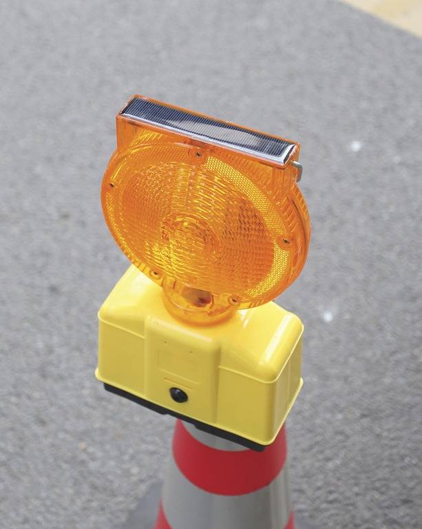 Lampe de chantier solaire clignotante automatique - TALIAPLAST - 500204-2