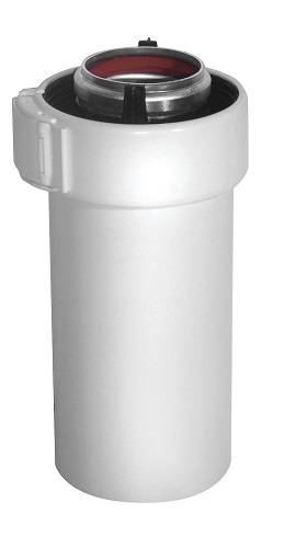 Conduit ALU/PVC Ø60/100 L 1000mm- UBBINK - 227352-0