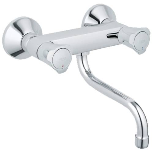 Mitigeur évier Mural Chromé Grohe 31187001-0