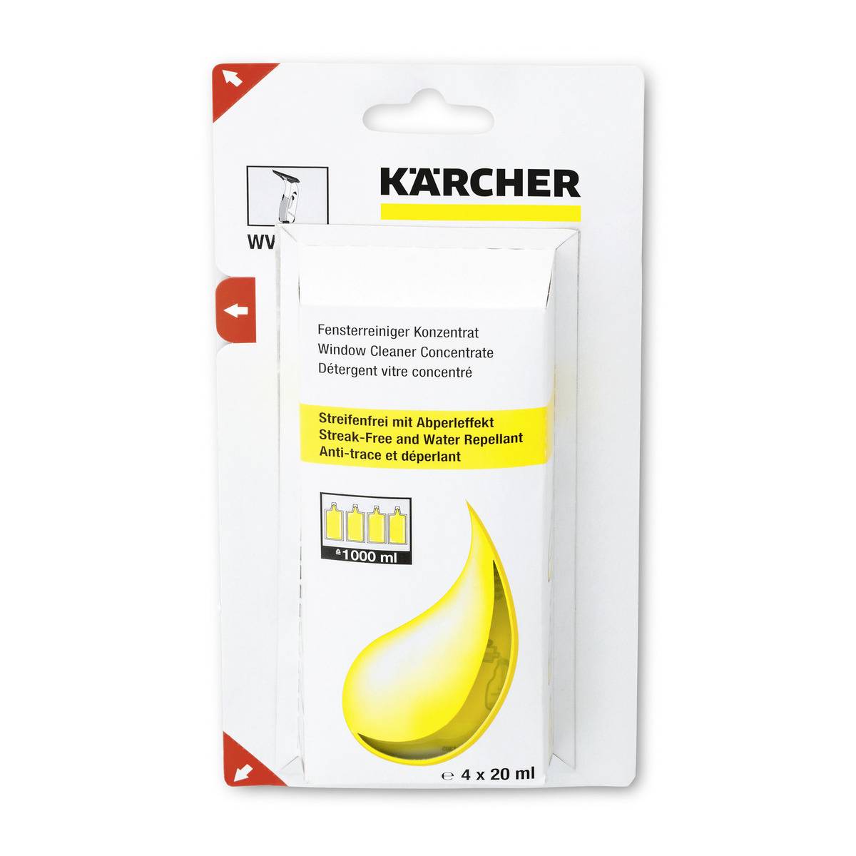 Détergent Pour Nettoyeur Vitres Wv 2 Karcher 6.295-302.0-0